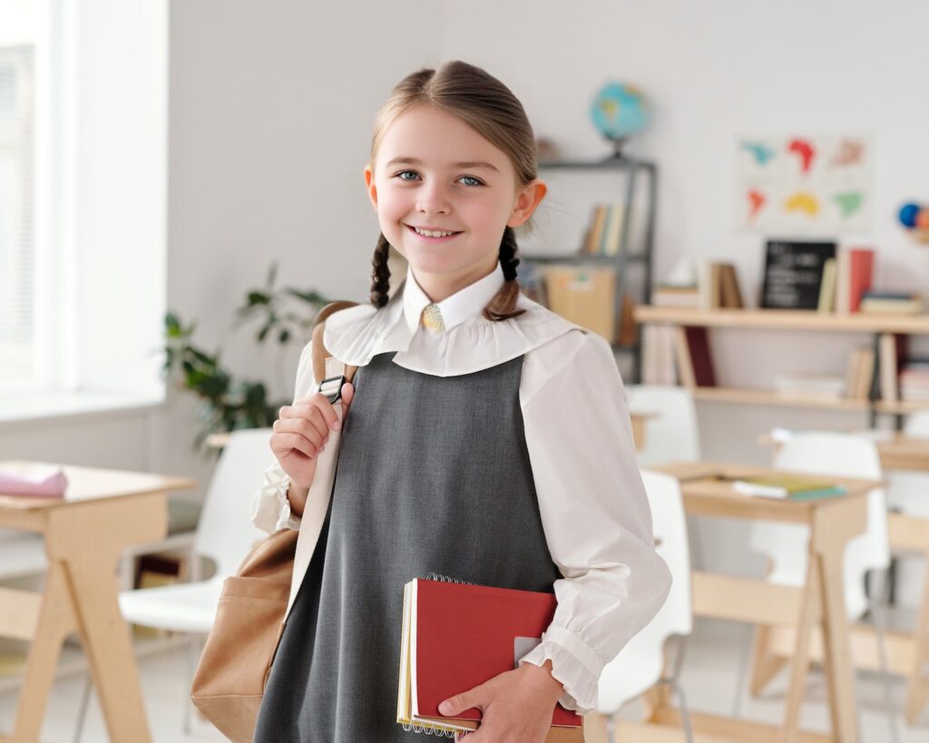 Mädchen im Klassenzimmer