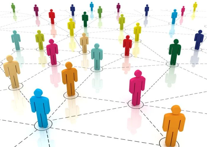 símbolos de personas conectadas