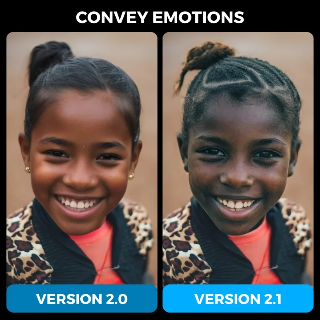 Comparación de una imagen editada con eraseid versión 2.0 y 2.1