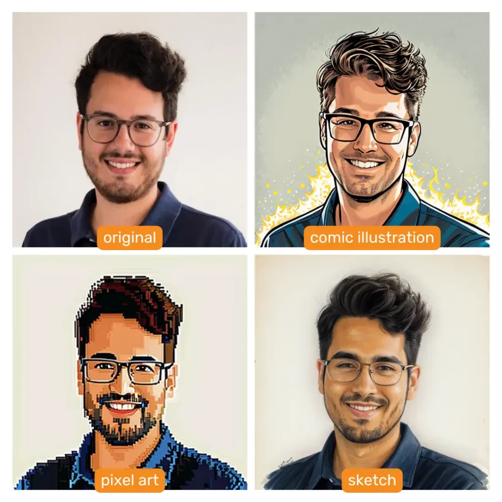 Piktid-Bildvariation von Zeichen