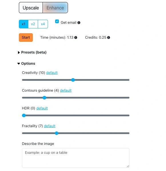 Screenshot der Super-ID-Optionen