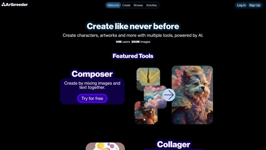 Artbreeder è stato nominato il 4° generatore di volti del 2024