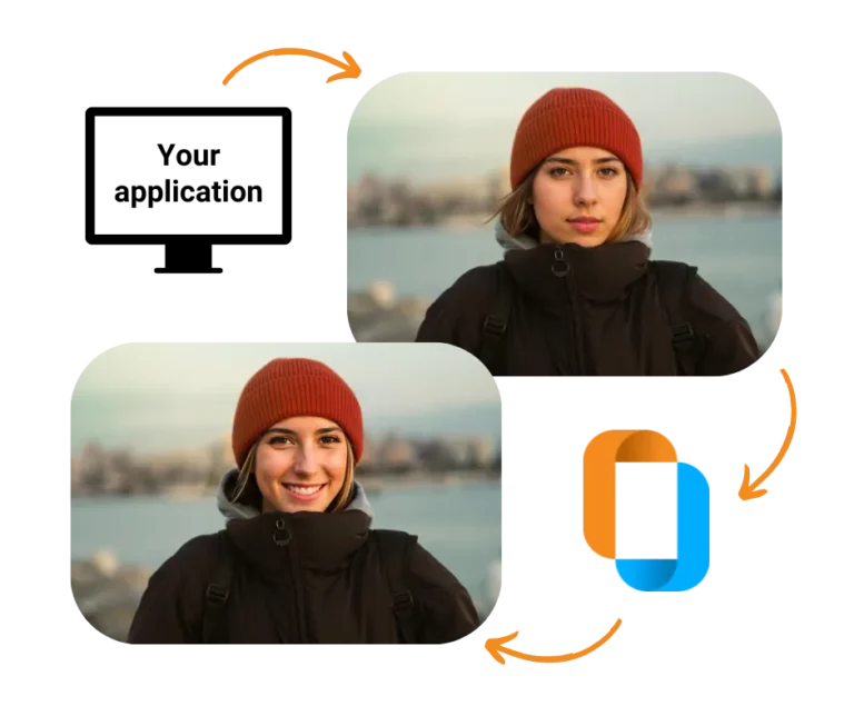 schema per mostrare come eraseid può essere integrato con api