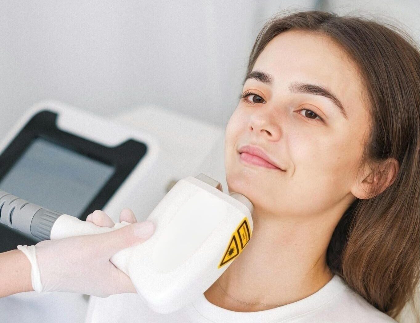 woman at the doctor examination