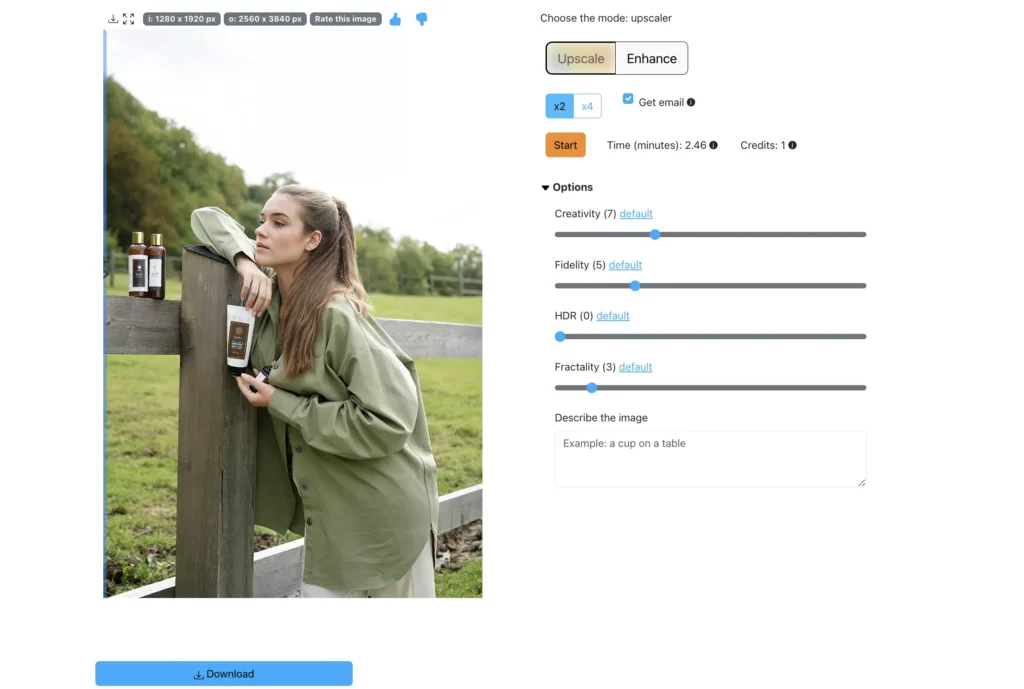 Cómo mejorar la resolución de las fotografías para imprimirlas después de utilizar SuperID para mejorar la imagen de los anuncios