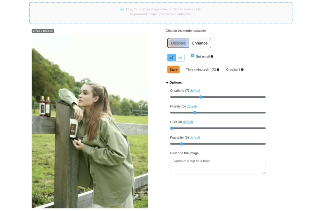 Cómo mejorar la resolución de las fotografías para imprimirlas antes de utilizar SuperID para mejorar la imagen del anuncio