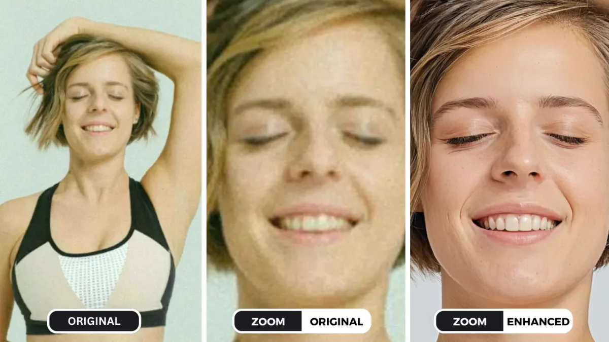 Cómo hacer que una imagen del rostro de una niña en primer plano sea más nítida