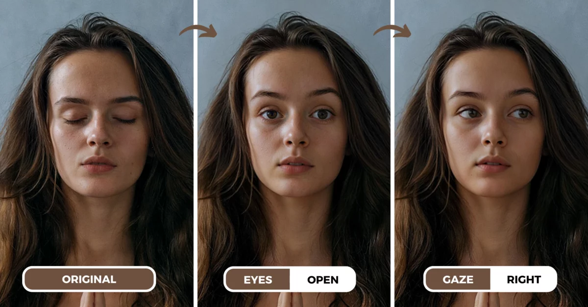 Ouvrir les yeux dans l'application photo avec EraseID