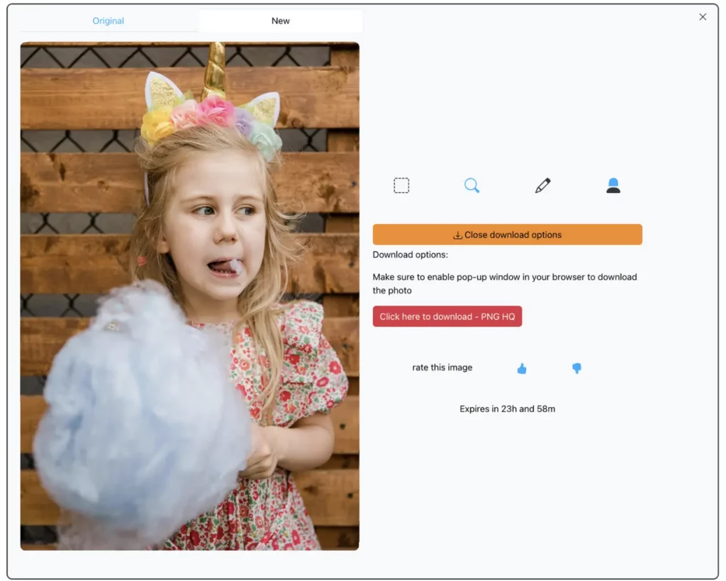 Capture d'écran du téléchargement de EraseID, gamin