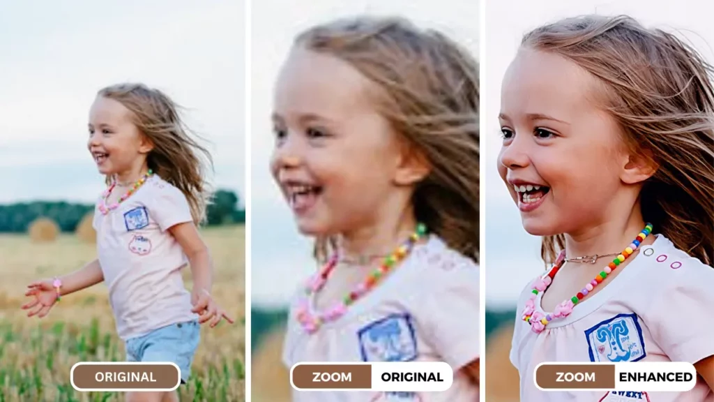 Enhanced and upscaled image with SuperID