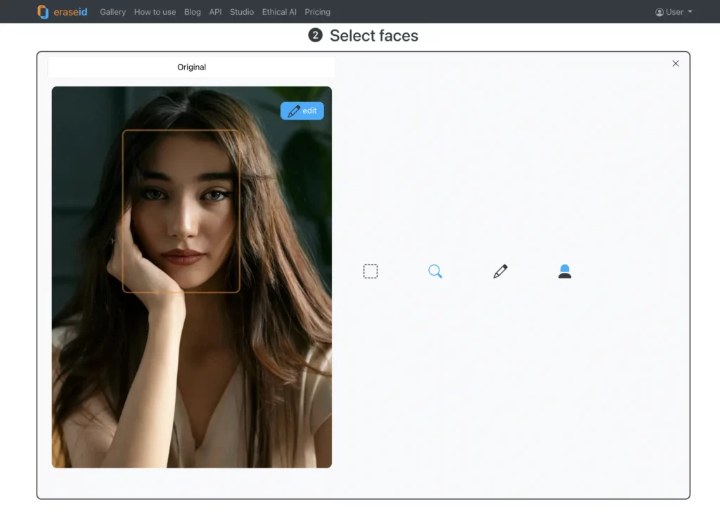 screen shoot EraseID gallery