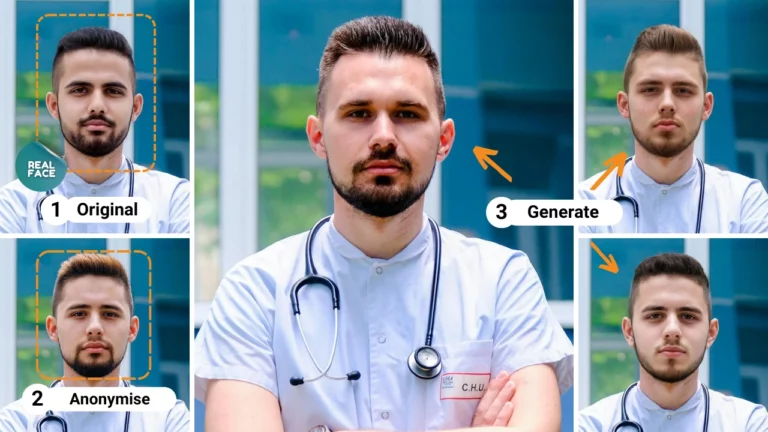 Herramienta de marketing generador de rostros conocida como EraseID