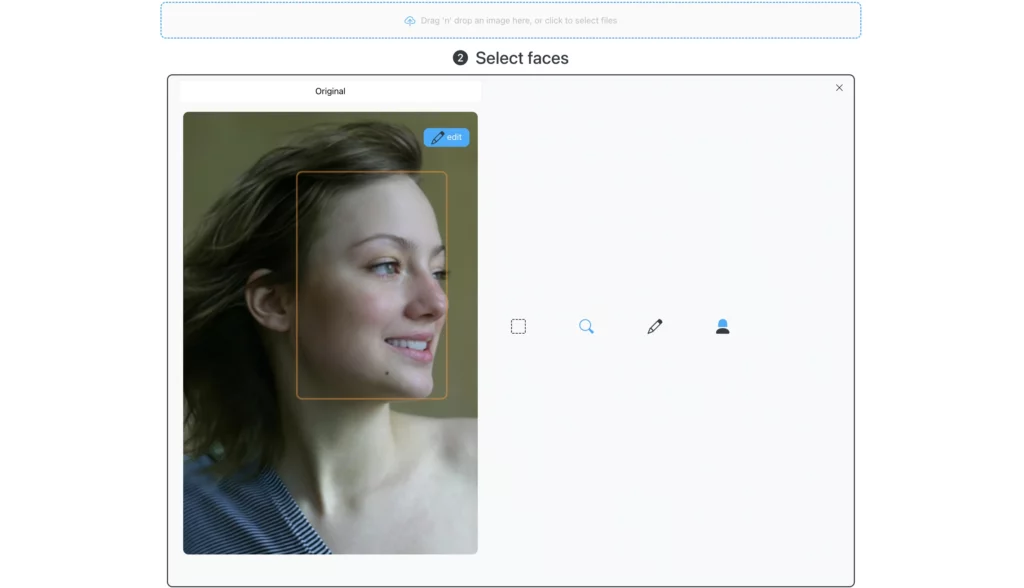 filtre de visage qui pleure téléchargé sur EraseID