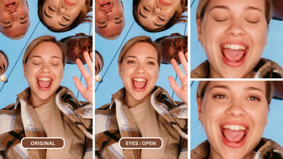 EraseID-App öffnet mit Hilfe von KI die Augen auf einem Foto