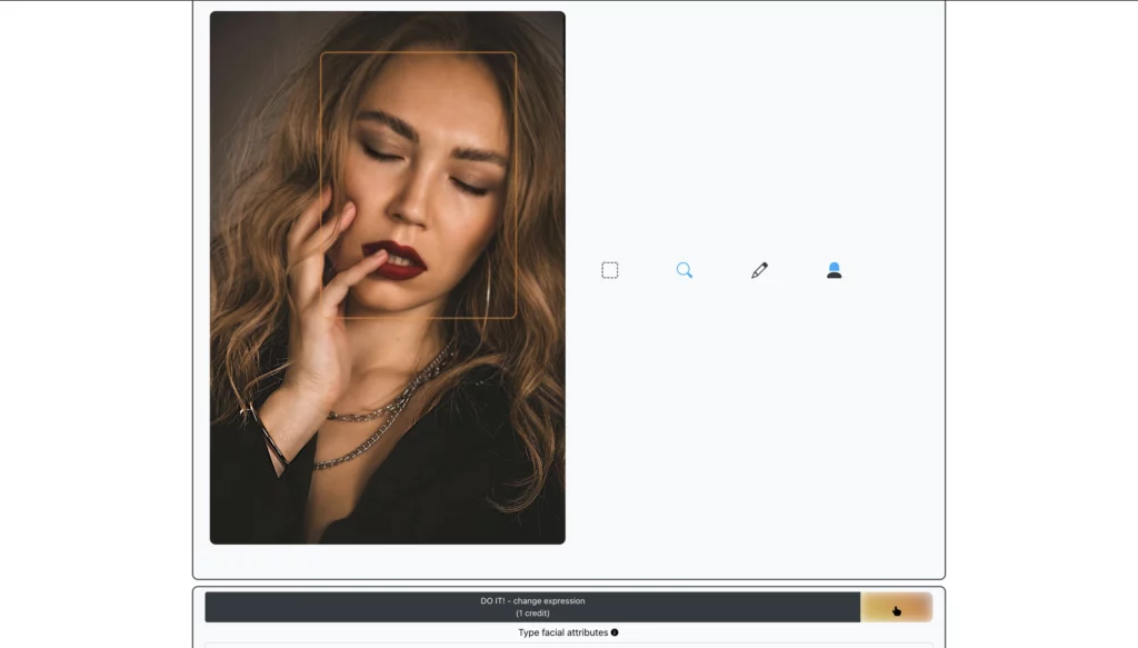 Caricamento immagine grezza di una donna con lunghi capelli biondi su EraseID