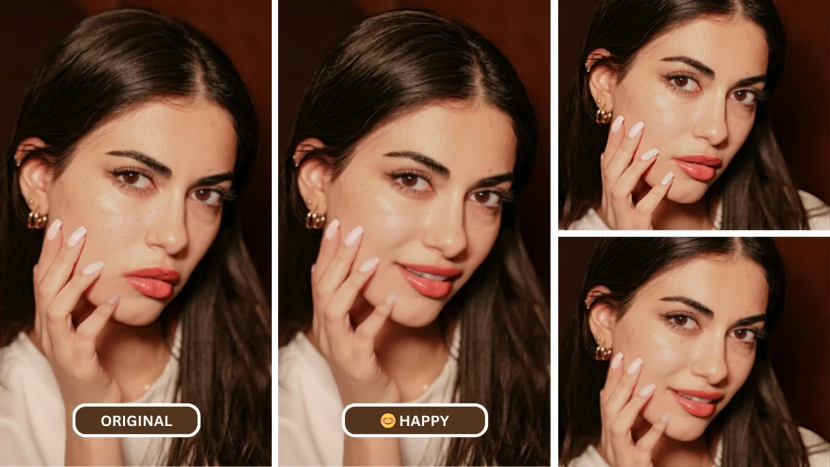 Editor de expresiones: cambia expresiones en fotos rápidamente con IA
