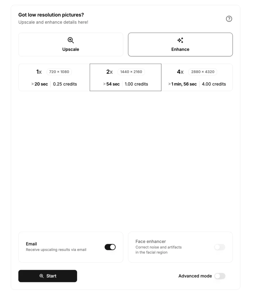 Améliorez les paramètres à 2x en utilisant SuperID et recevez également l'image par e-mail