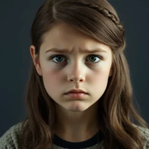 Peinado ondulado de niña