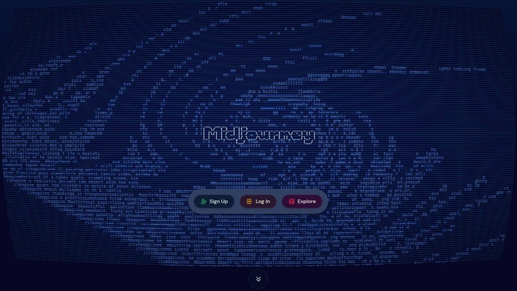 Midjourney, one of the top AI face generator