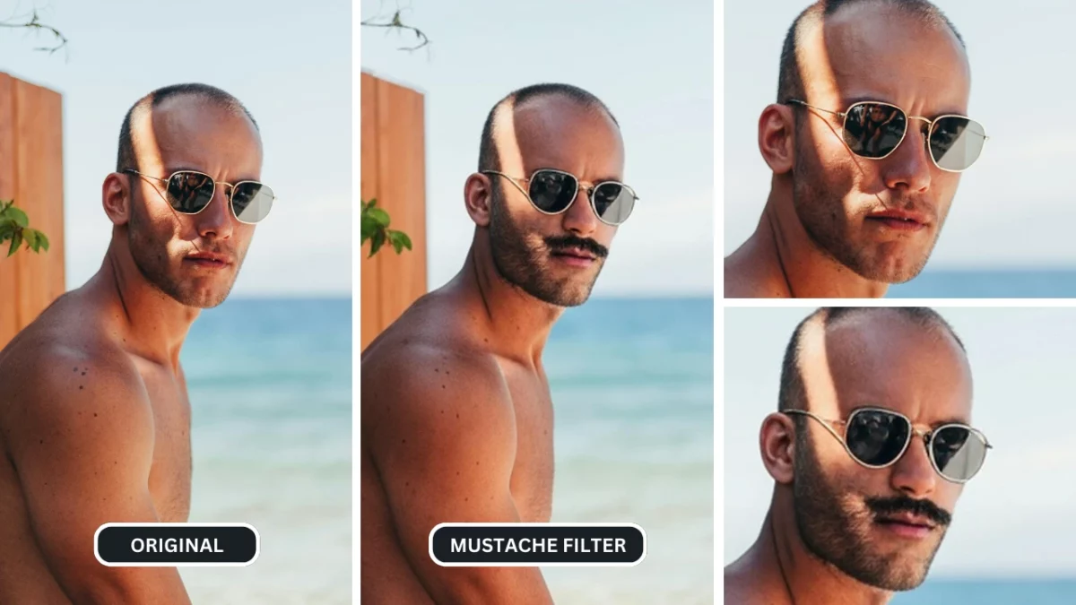 Filtro Baffi: aggiungi baffi divertenti e realistici alle tue foto