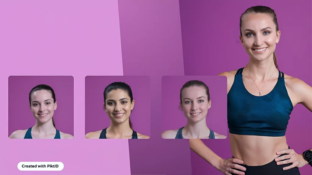 Erfahren Sie, was ein KI-Modell ist, indem Sie eine Liste mit 3 Gesichtern anzeigen, die mit Generate Person von PiktID erstellt wurden.