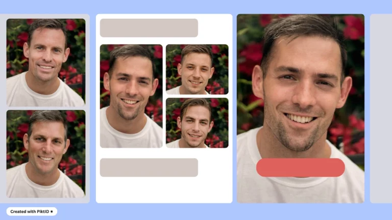 Verwenden von PiktID als Face-Swap-Editor für ein Bild eines jungen Mannes