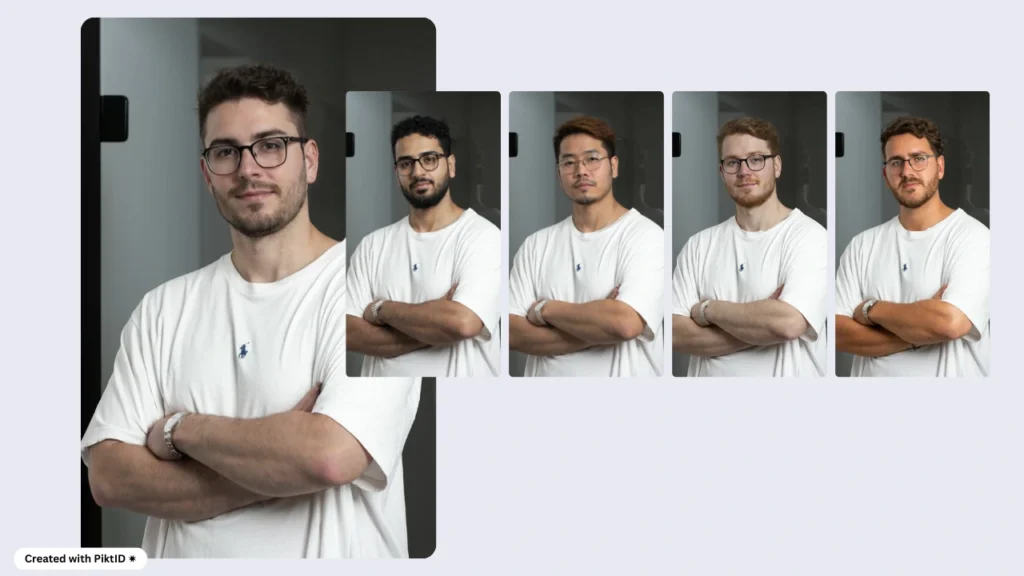 Retrato de un joven generado por IA que viste una camiseta blanca sencilla, que representa el estilo casual masculino atemporal, las tendencias de moda minimalistas y la ropa versátil para el día a día.