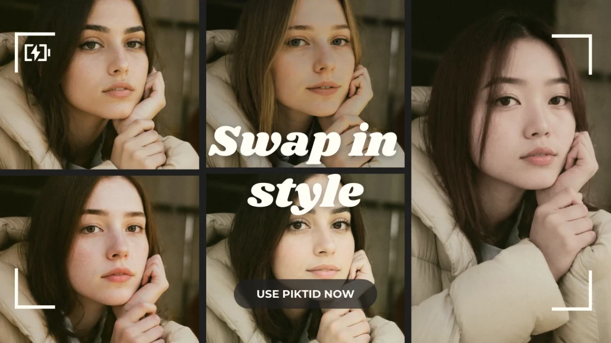 KI-gestützter Körpertausch-Generator – Natürliches Haar, Haut & Beleuchtung