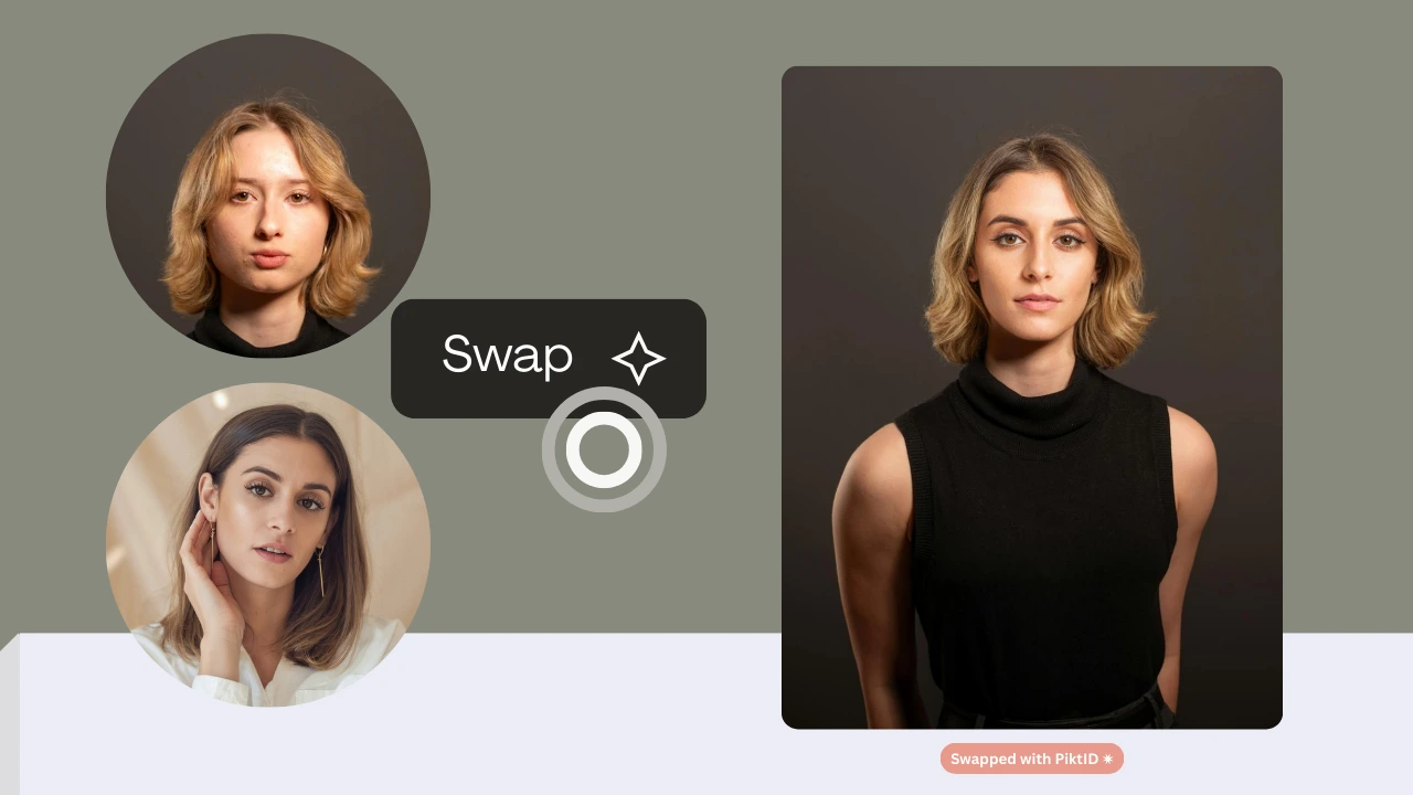 How to do AI Model Face Swap Online for photos - PiktID